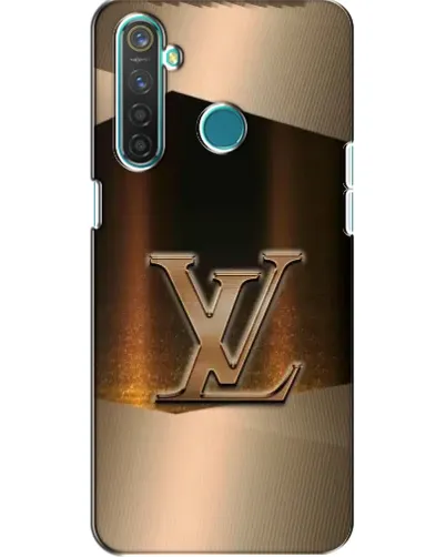 Чехол для Realme 5 с картинкой «LV — золотое сияние»