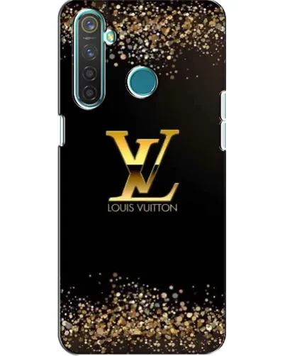 Чехол для Realme 5 с картинкой «LV — золотые искры»