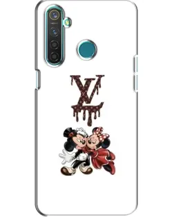 Чехол для Realme 5 с картинкой «LV и Микки Маус»