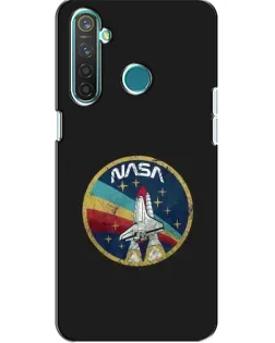 Чехол для Realme 5 с картинкой «NASA — эмблема миссии»