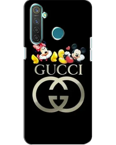 Чехол для Realme 5 с картинкой «Gucci — герои Disney»