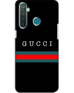 Чехол для Realme 5 с картинкой «Gucci — красный пояс»