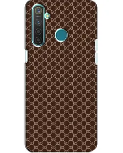 Чехол для Realme 5 с картинкой «Gucci — шоколадная сетка»