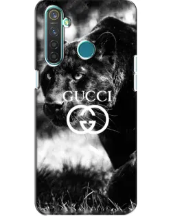 Чехол для Realme 5 с картинкой «Gucci — дикая природа»