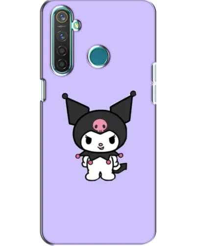 Чехол для Realme 5 с картинкой «Kuromi — нежный фиолетовый»