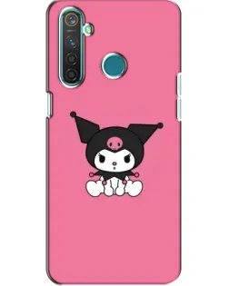 Чехол для Realme 5 с картинкой «Хмурая Kuromi»