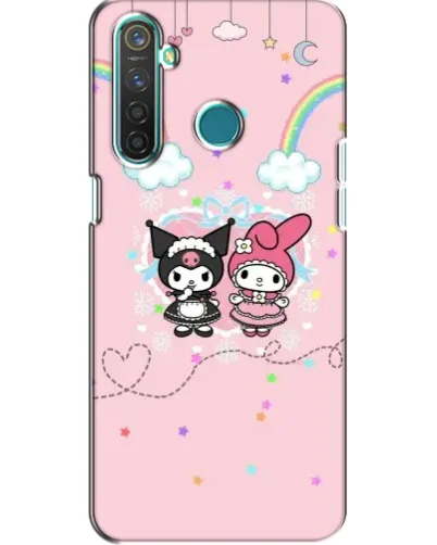 Чехол для Realme 5 с картинкой «My Melody и Kuromi»