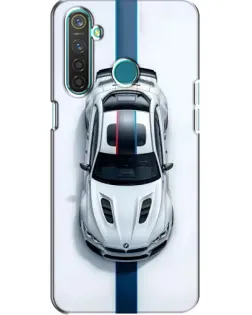 Чехол для Realme 5 с картинкой «Вид сверху — BMW M»