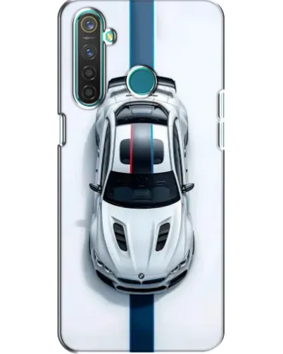 Чехол для Realme 5 с картинкой «Вид сверху — BMW M»
