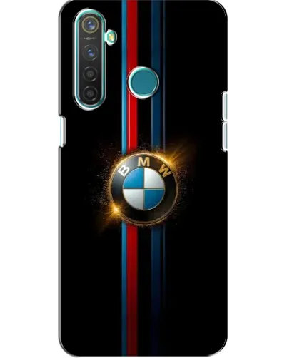 Чехол для Realme 5 с картинкой «BMW M-Power неон»