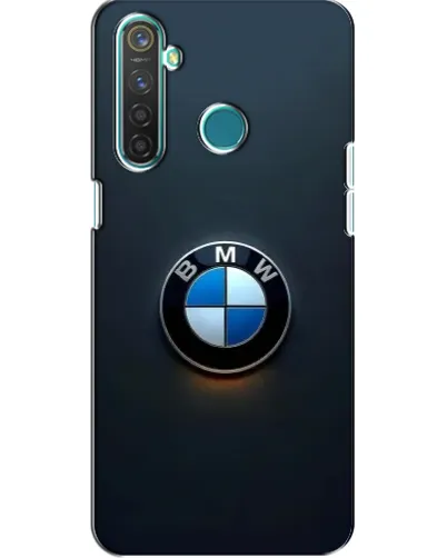 Чехол для Realme 5 с картинкой «Логотип BMW — минимализм»