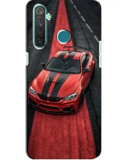 Чехол для Realme 5 с картинкой «BMW на красной дорожке»