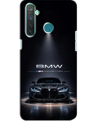 Чехол для Realme 5 с картинкой «BMW сквозь ночной город» Чехол для Realme 5 с картинкой «BMW сквозь ночной город»
