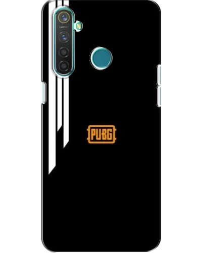 Чехол для Realme 5 с картинкой «PUBG — вертикальные линии»