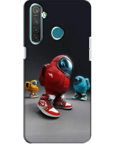 Чехол для Realme 5 с картинкой «Among Us — 3D стиль»