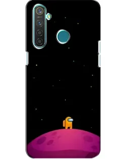 Чехол для Realme 5 с картинкой «Одинокий герой на планете» Чехол для Realme 5 с картинкой «Одинокий герой на планете»
