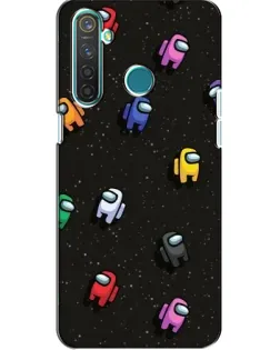 Чехол для Realme 5 с картинкой «Космический паттерн Among Us» Чехол для Realme 5 с картинкой «Космический паттерн Among Us»