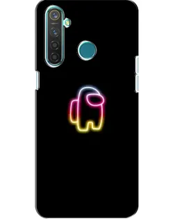Чехол для Realme 5 с картинкой «Among Us градиент»