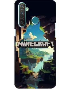 Чехол для Realme 5 с картинкой «Пещера Майнкрафт» Чехол для Realme 5 с картинкой «Пещера Майнкрафт»