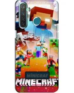 Чехол для Realme 5 с картинкой «Minecraft герои игры» Чехол для Realme 5 с картинкой «Minecraft герои игры»