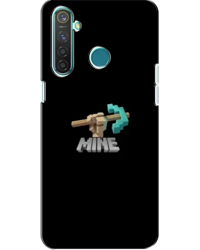 Чехол для Realme 5 с картинкой «Алмазная кирка»