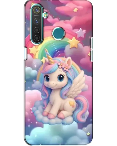 Чехол для Realme 5 с картинкой «Маленький единорог»