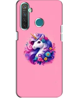Чехол для Realme 5 с картинкой «Сказочный единорог»