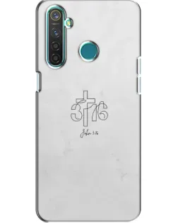 Чехол для Realme 5 с картинкой «Иоанна 3:16 Крест» Чехол для Realme 5 с картинкой «Иоанна 3:16 Крест»