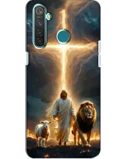 Чехол для Realme 5 с картинкой «Лев Иуды и Свет» Чехол для Realme 5 с картинкой «Лев Иуды и Свет»