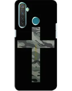 Чехол для Realme 5 с картинкой «Милитари Крест»