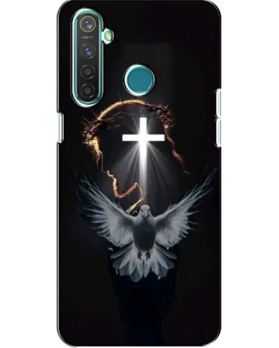 Чехол для Realme 5 с картинкой «Голубь и Свет»
