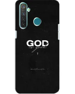 Чехол для Realme 5 с картинкой «GOD — Бог над всем»