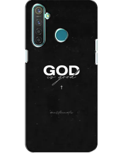 Чехол для Realme 5 с картинкой «GOD — Бог над всем»