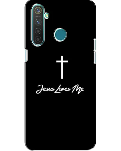 Чехол для Realme 5 с картинкой «Иисус любит тебя»