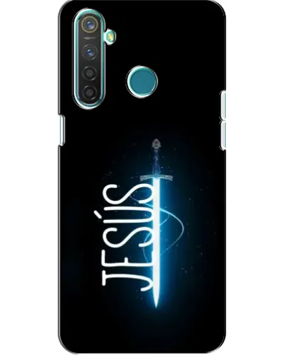 Чехол для Realme 5 с картинкой «Меч Духа Jesus»