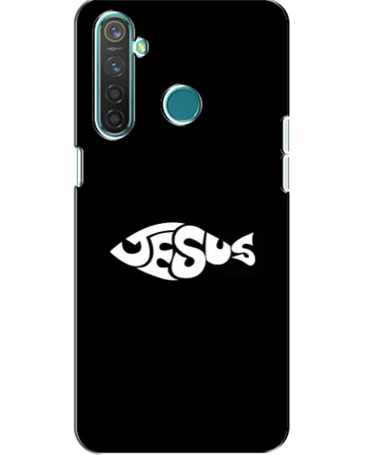 Чехол для Realme 5 с картинкой «Рыба Jesus» Чехол для Realme 5 с картинкой «Рыба Jesus»