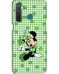 Чехол для Realme 5 с картинкой «Mickey в клетку»