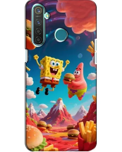 Чехол для Realme 5 с картинкой «Космический фастфуд» Чехол для Realme 5 с картинкой «Космический фастфуд»