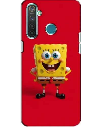 Чехол для Realme 5 с картинкой «Спанч Боб на красном» Чехол для Realme 5 с картинкой «Спанч Боб на красном»