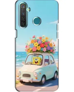Чехол для Realme 5 с картинкой «Автомобильное путешествие»