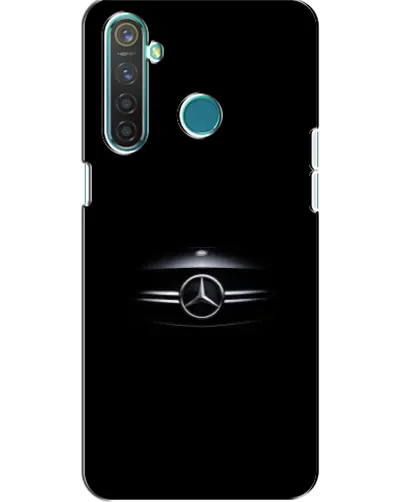 Чехол для Realme 5 с картинкой «Mercedes — абстрактные линии»