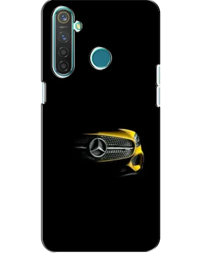 Чехол для Realme 5 с картинкой «Mercedes — ретро стиль»