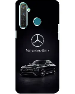 Чехол для Realme 5 с картинкой «Mercedes — решетка радиатора»