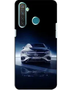 Чехол для Realme 5 с картинкой «Ночной Mercedes EQ»
