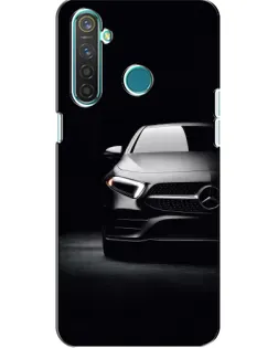 Чехол для Realme 5 с картинкой «Свет фар Mercedes»