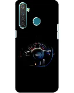 Чохол для Realme 5 з картинкою «Салон Audi — кермо»