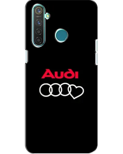Чехол для Realme 5 с картинкой «Логотип Audi Heart»