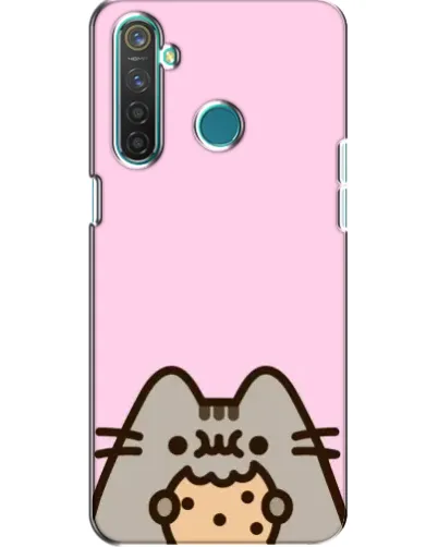 Чехол для Realme 5 с картинкой «Pusheen и печенье» Чехол для Realme 5 с картинкой «Pusheen и печенье»