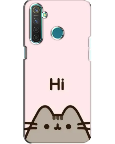 Чехол для Realme 5 с картинкой «Пушин говорит Hi» Чехол для Realme 5 с картинкой «Пушин говорит Hi»