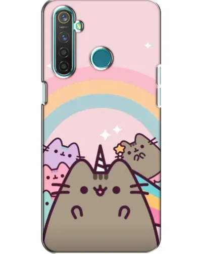 Чехол для Realme 5 с картинкой «Единорог Pusheen» Чехол для Realme 5 с картинкой «Единорог Pusheen»